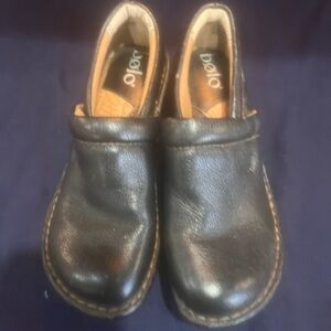 Bolo Women's Black Leather Loafers